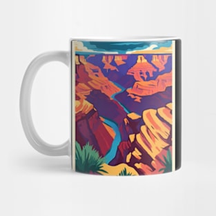 fauvism art of grand canyon usa 4 Mug
